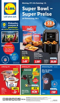 Lidl Prospekt - Super Bowl, Super Preise