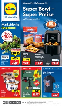 Lidl Prospekt - Super Bowl - Super Preise