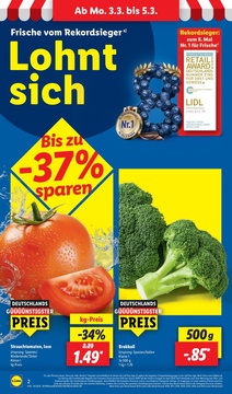 Lidl Prospekt - Mehr drin, weniger zahlen