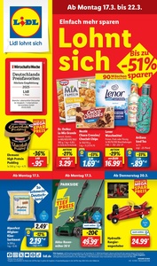 Lidl Prospekt - Einfach mehr sparen