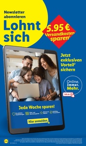 Lidl Prospekt - Mehr drin, weniger zahlen