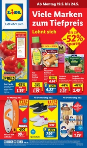 Lidl Prospekt - Vielen Marken zum Tiefpreis
