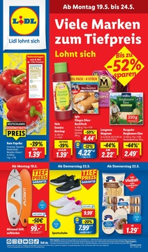Lidl Prospekt - Vielen Marken zum Tiefpreis