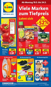 Lidl Prospekt - Vielen Marken zum Tiefpreis
