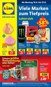 Lidl Prospekt - Viele Marken zum Tiefpreis