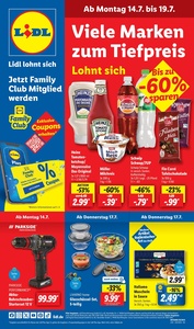 Lidl Prospekt - Viele Marken zum Tiefpreis