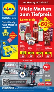 Lidl Prospekt - Viele Marken zum Tiefpreis