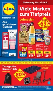 Lidl Prospekt - Angebote ab 11.08.
