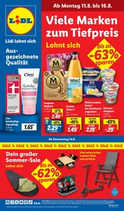Lidl Prospekt - Angebote ab 11.08.