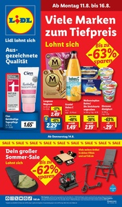 Lidl Prospekt - Angebote ab 11.08.