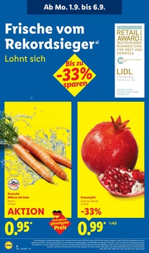 Lidl Prospekt - Angebote ab 01.09.