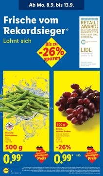 Lidl Prospekt - Angebote ab 08.09.