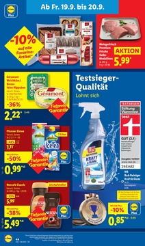 Lidl Prospekt - Marken zum Tiefpreis