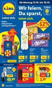 Lidl Prospekt - Wir feiern, Du sparst, lohnt sich.