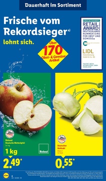 Lidl Prospekt - Wir feiern, Du sparst, lohnt sich.