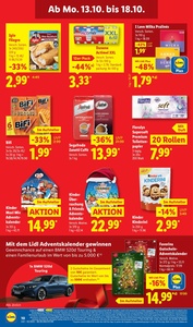 Lidl Prospekt - Wir feiern, Du sparst, lohnt sich.