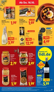 Lidl Prospekt - Wir feiern, Du sparst, lohnt sich.