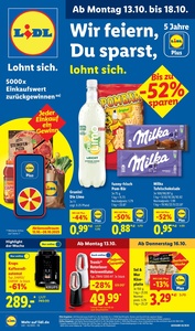 Lidl Prospekt - Wir feiern, Du sparst, lohnt sich.