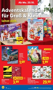Lidl Prospekt - Wir feiern, Du sparst, lohnt sich.