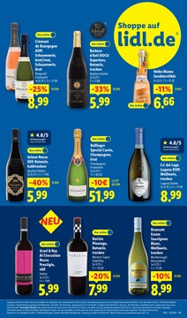 Lidl Prospekt - Wir feiern, Du sparst, lohnt sich.
