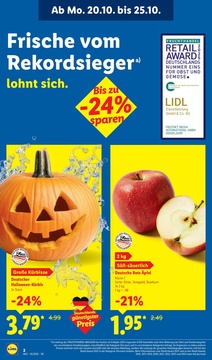 Lidl Prospekt - Wir feiern, Du sparst, lohnt sich.