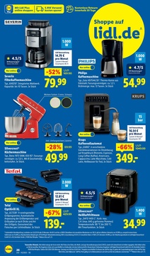 Lidl Prospekt - Wir feiern, Du sparst, lohnt sich.