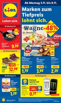 Lidl Prospekt - Marken zum Tiefpreis, lohnt sich. - Seite 1