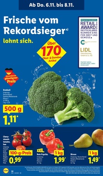 Lidl Prospekt - Marken zum Tiefpreis, lohnt sich.