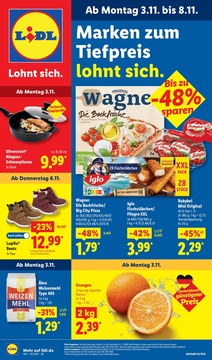 Lidl Prospekt - Marken zum Tiefpreis, lohnt sich. - Seite 1