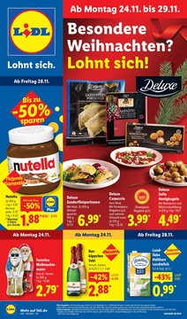 Lidl Prospekt - Besondere Weihnachten? Lohnt sich! - Seite 1