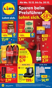 Lidl Prospekt - Sparen beim Prefisführer lohnt sich.