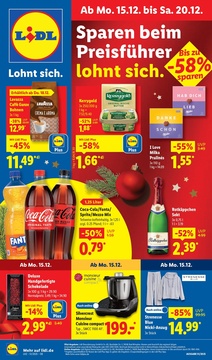 Lidl Prospekt - Sparen beim Prefisführer lohnt sich. - Seite 1