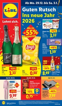 Lidl Prospekt - Guten Rutsch ins neue Jahr - Seite 1