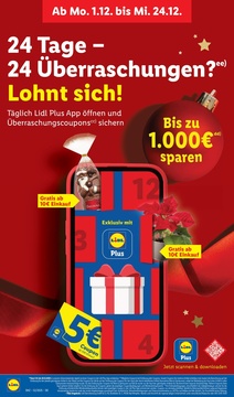 Lidl Prospekt - Frohe Weihnachten
