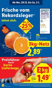 Lidl Prospekt - Angebote ab 29.12.