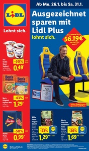 Lidl Prospekt - Ausgezeichnet sparen mit Lidl Plus - Seite 1