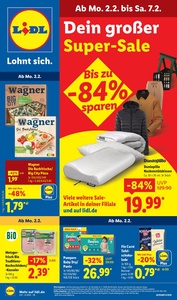 Lidl Prospekt - Dein großer Super-Sale - Seite 1