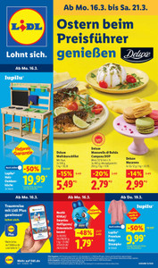 Lidl Prospekt - Ostern beim Preisführer geneißen