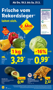 Lidl Prospekt - Ostern beim Preisführer geneißen