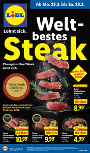 Lidl Prospekt - Welt-bestes Steak