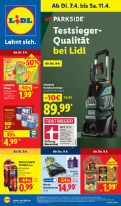 Lidl Prospekt - Testsieger-Qualität bei Lidl - Seite 1