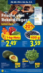 Lidl Prospekt - Angebote ab 27.04.