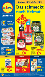 Lidl Prospekt - Das schmeckt nach Heimat - Seite 1