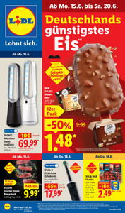 Lidl Prospekt - Deutschlands günstigstes Eis - Seite 1