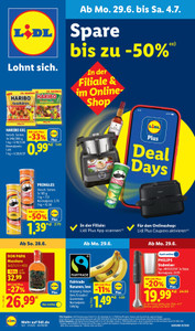 Lidl Prospekt - Spare bis zu -50%