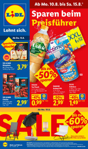Lidl Prospekt - Angebote ab 10.08. - Seite 1