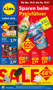Lidl Prospekt - Angebote ab 10.08. - Seite 1