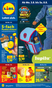 Lidl Prospekt - Angebote ab 03.08.