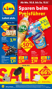 Lidl Prospekt - Angebote ab 10.08. - Seite 1