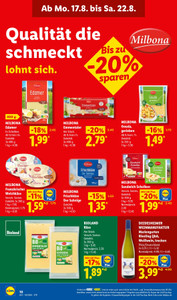 Lidl Prospekt - Angebote ab 17.08.
